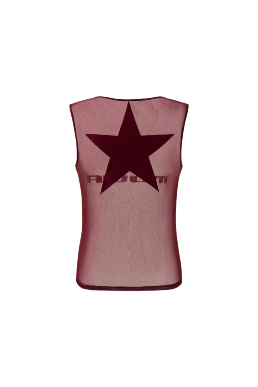 STAR VEST RED