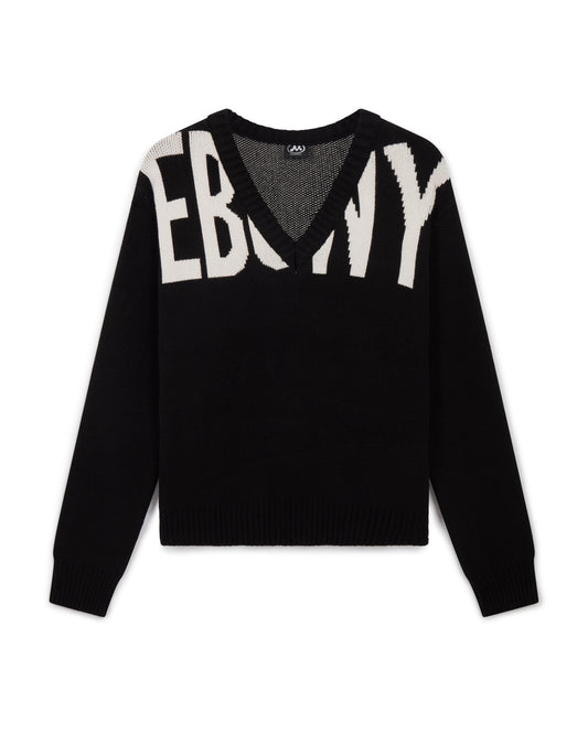 EBONY RELAXED JUMPER BLACK