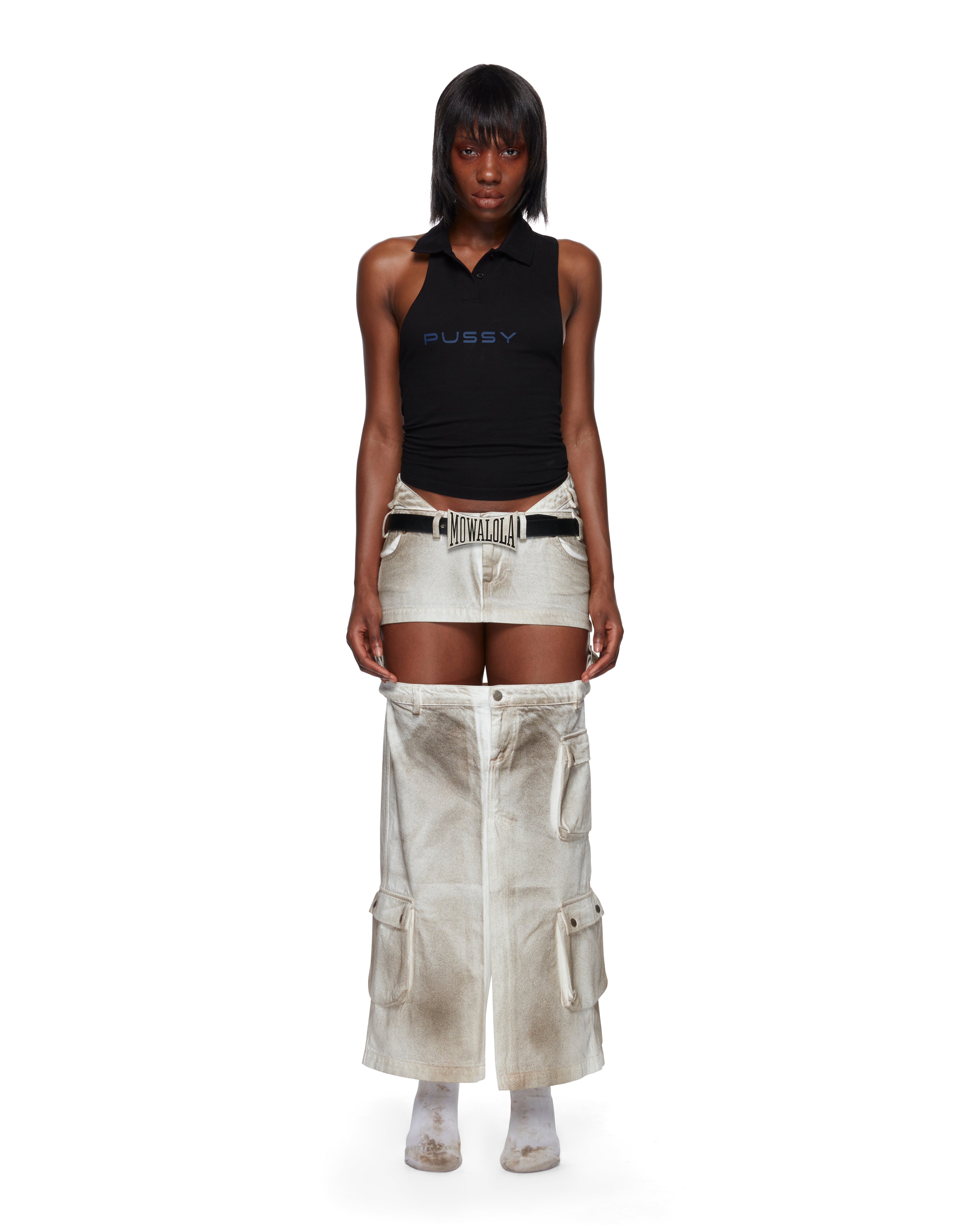 DUNGAREE SKIRT MOWALOLA